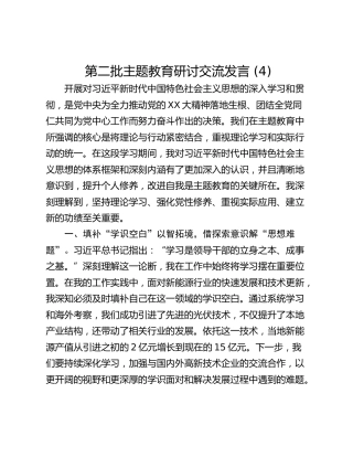 第二批主题教育研讨交流发言 (4)_2