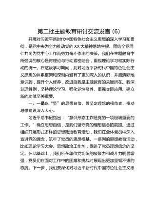 第二批主题教育研讨交流发言 (6)_2