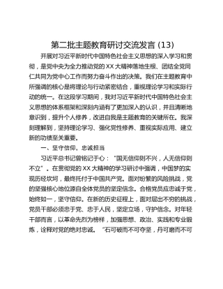 第二批主题教育研讨交流发言 (13)_1