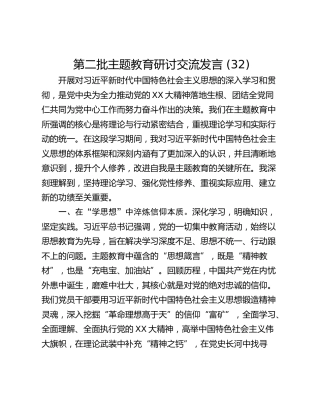 第二批主题教育研讨交流发言 (32)