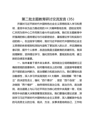 第二批主题教育研讨交流发言 (35)