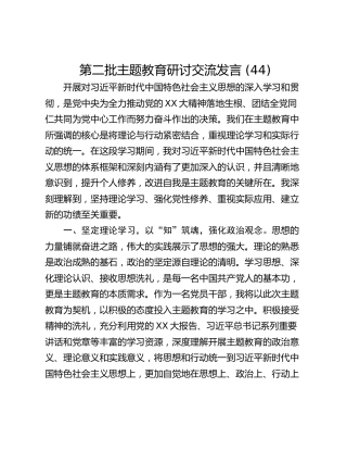 第二批主题教育研讨交流发言 (44)