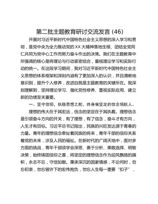 第二批主题教育研讨交流发言 (46)