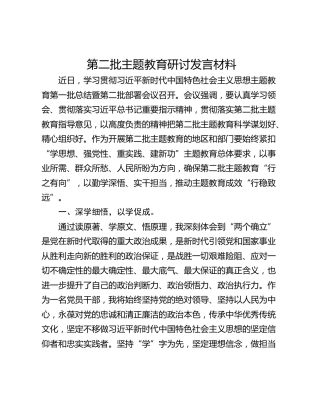 第二批主题教育研讨发言材料_1