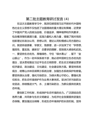 第二批主题教育研讨发言 (4)
