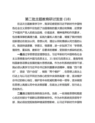 第二批主题教育研讨发言 (18)