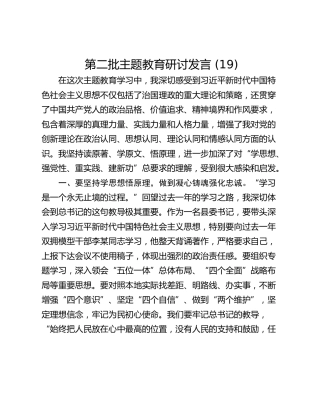 第二批主题教育研讨发言 (19)