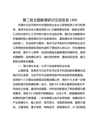 第二批主题教育研讨交流发言 (49)