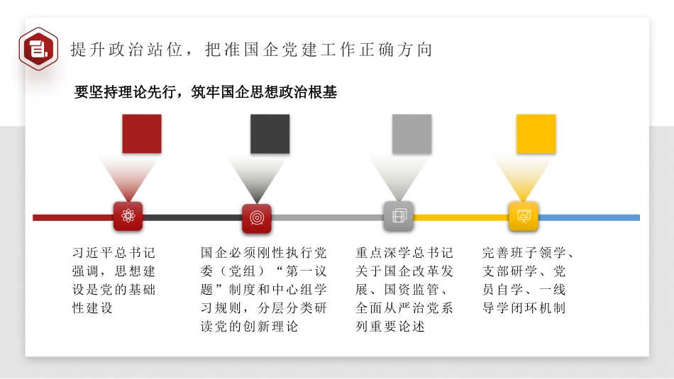 党课讲稿+PPT系列第436期：以习近平党建思想引领国企党建工作高质量发展_第8页