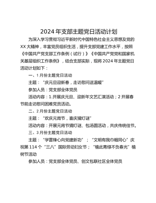 2024年支部主题党日活动计划_1