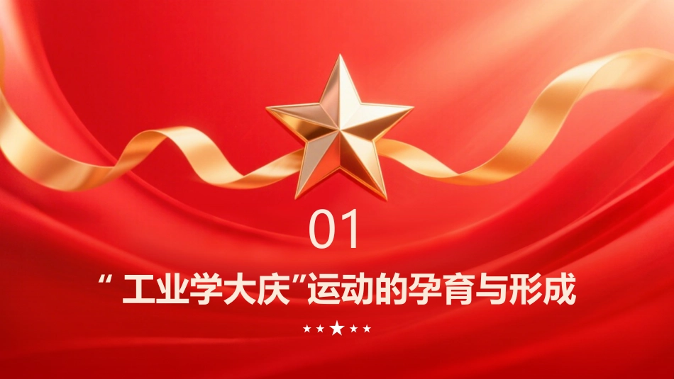 PPT：工业学大庆运动的历史意义与时代价值_第3页