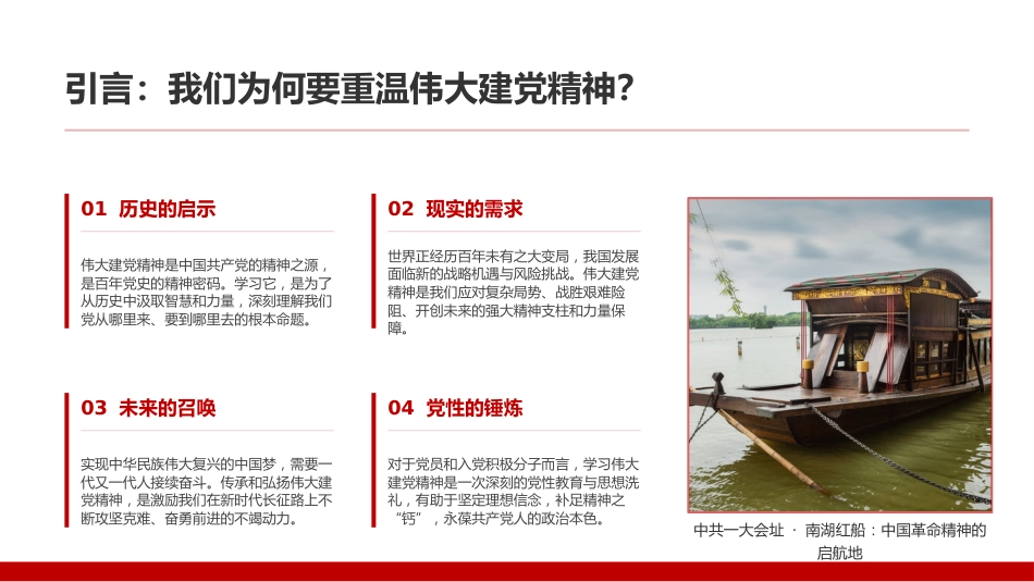 党课PPT：在学习传承伟大建党精神中凝聚团结奋进力量_第2页