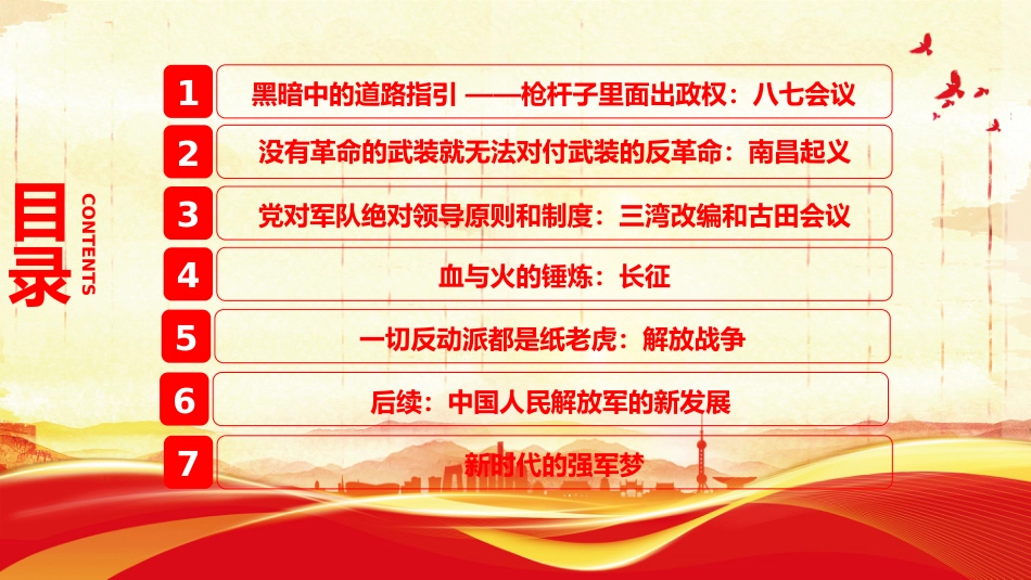 中国人民解放军军史PPT建军99周年八一建军节国防教育培训课件_第3页