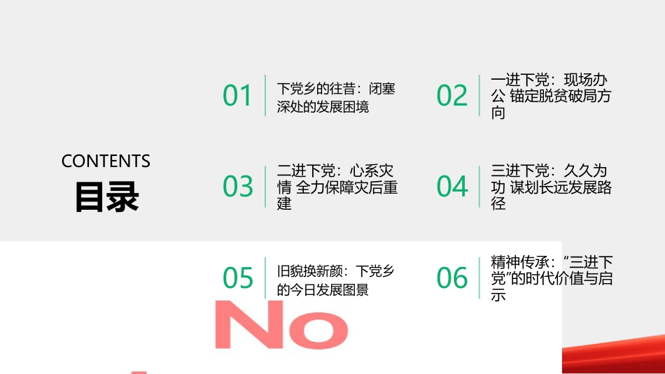 PPT：三进下党解民忧 初心使命暖民心弱鸟先飞、滴水穿石的下党实践与启示_第2页