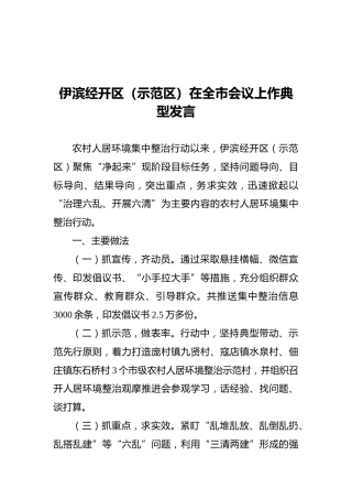 伊滨经开区（示范区）在全市会议上作典型发言（20211218）