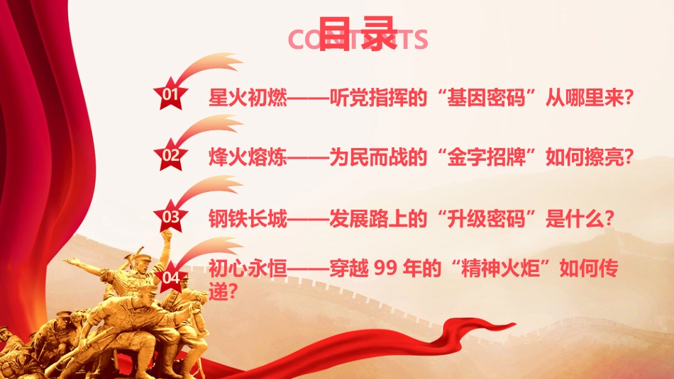 八一建军节党课ppt+讲稿:铁心向党,热血为民(3100字,29张,含视频)_第3页