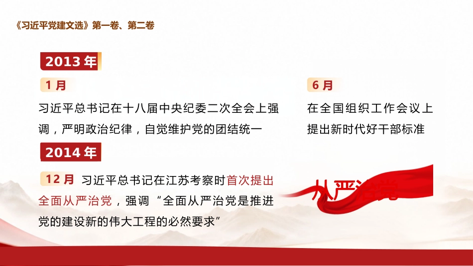 党课ppt+讲稿:学习《党建文选》第一卷、第二卷,深入贯彻习近平党建思想(1万字,67张)_第8页