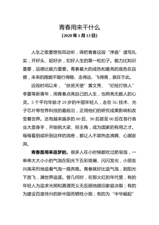 中组部“笔杆子”徐文秀2020年16篇文章