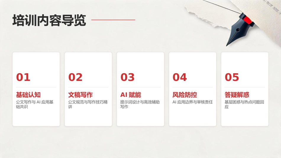 PPT课件：政务文稿写作与AI赋能_第1页