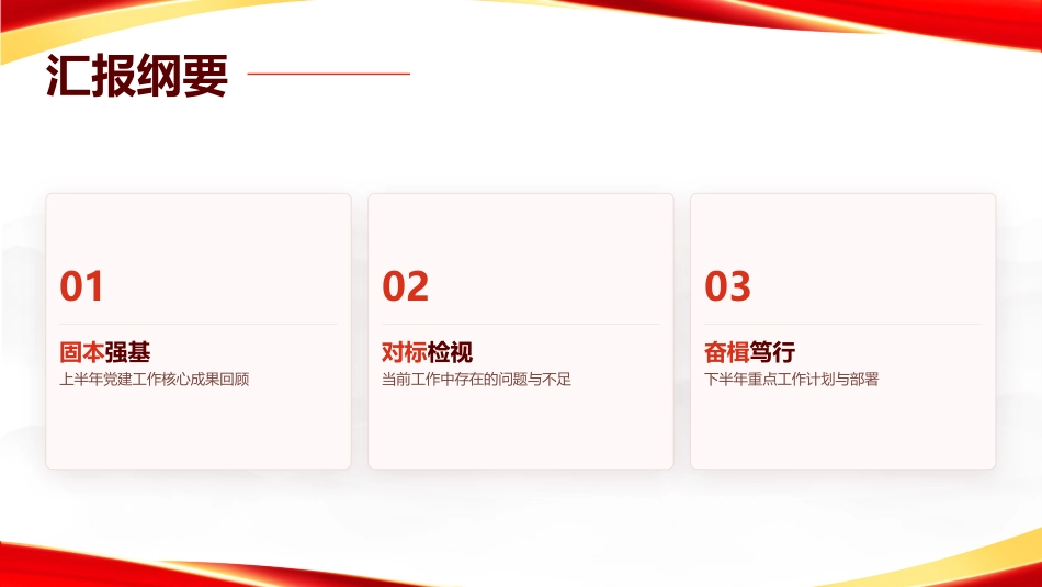 PPT:2026年上半年党建工作汇报_第1页