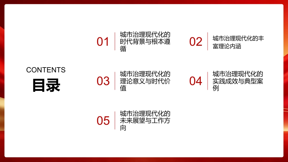 PPT:中国特色城市治理现代化的科学指南深入学习习近平总书记关于城市治理的重要论述_第1页