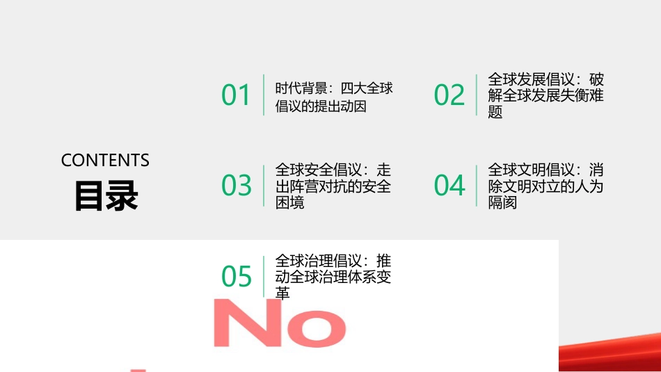 PPT：四大全球倡议为动荡世界照亮前行之路学习《习近平外交文选》第一卷、第二卷_第1页