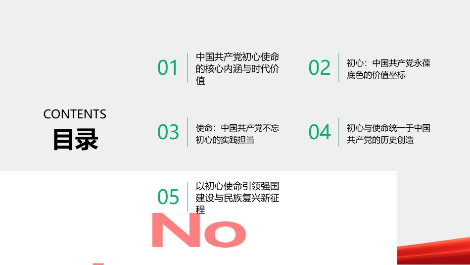 PPT：初心与使命的历史辩证法推进强国建设与民族复兴的精神密码_第1页