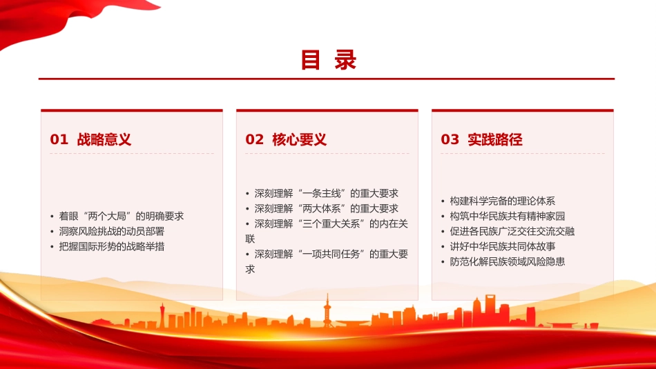 党课PPT：铸牢中华民族共同体意识，凝聚推进强国建设、民族复兴伟业的磅礴力量_第2页