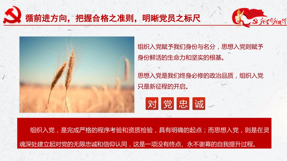 给新党员党课ppt+讲稿：灯塔照征途，火种传新程（4400字，29张）_第5页