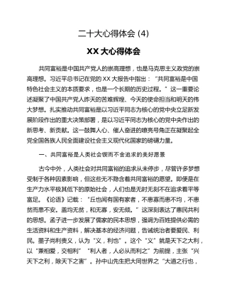 二十大心得体会 (4)