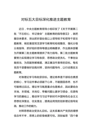 第二批“不忘初心、牢记使命”主题教育学习体会（15)